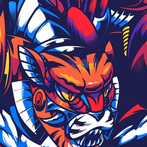 關(guān)鍵詞：速度、能量、機(jī)械、猛獸之王、上古神獸 使用軟件：PS/AI