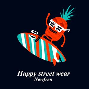 ?Personal project Happy street wear, #illustracion #freelance contacto