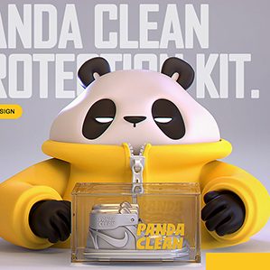 ?#PANDA CLEAN/熊貓喜護(hù)#品牌形象設(shè)計(jì)案例分享 作品均已商用，禁止匿名轉(zhuǎn)載
