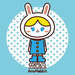 ★原創(chuàng)卡通IP—AmyRabbit艾米兔★一只特立獨行的兔子,安靜的過著簡約優(yōu)雅的生活