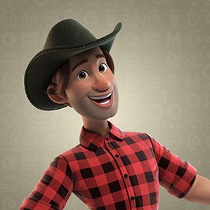 Mascote criado para rede de Churrascaria Brasileira O Matuto. O pedido foi a cria??o