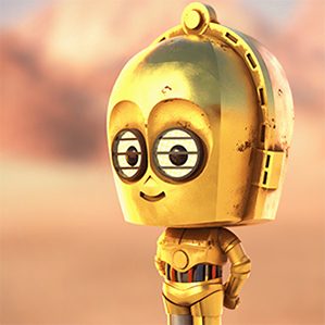 C3PO Autodesk MayaZbrush 創(chuàng)意領(lǐng)域 人物設(shè)計，插圖，玩具設(shè)計