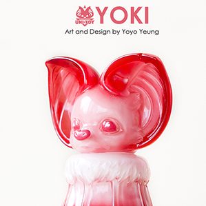 Sofubi Yoki SHCC限定 原創(chuàng)作品 / 工業(yè)/產(chǎn)品 / 玩具 藍透宇宙 粉透愛心