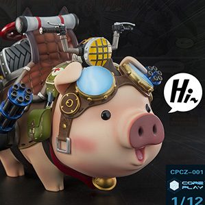 核玩coreplay 十二生肖坐騎系列 機(jī)動豬 比例：1/12（搭配figma，shf等）產(chǎn)品材質(zhì)