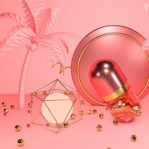 C4D卡通IP形象背景設計，3D場景c4d模型工程源文件，三維建模設計素材