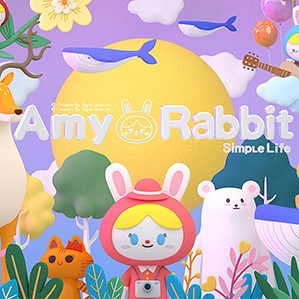 《AmyRabbit艾米兔》一只特立獨行的兔子 , 安靜的過著簡約、優(yōu)雅的生活。