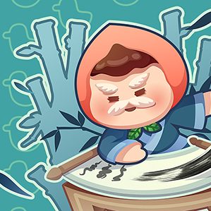 這套形象以一份“檔案”的形式展示，封面桃毛毛發(fā)現(xiàn)了我們?cè)诳此臋n案故而打了一個(gè)問(wèn)號(hào)