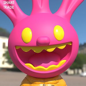 一組反戰(zhàn)主題作品 元宇宙NFT,三耳兔 BY 李三口 Sankou Lee，個人原創(chuàng)更新中！