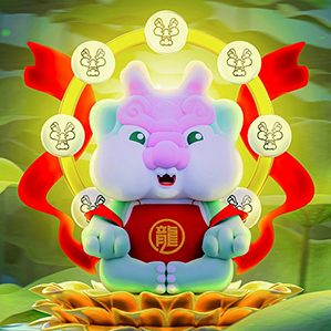 Ta是萬條龍中脫穎而出，獨一無二的神獸形象既有龍的神秘和力量，又有胖嘟嘟的可愛