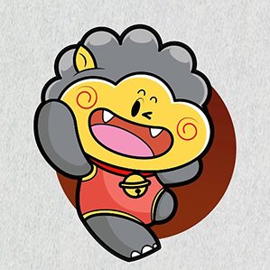 嗨，錢(qián)江蓋飯工作室這次帶來(lái)了池州秀山門(mén)博物館的iP，一只根據(jù)當(dāng)?shù)匕l(fā)掘的石獅子