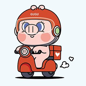 小豬鼓鼓日常插畫1