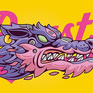 通過(guò)猛獸兇猛的動(dòng)勢(shì)展示滑板的速度力量 感純手動(dòng)創(chuàng)作喜歡給個(gè)贊支持下吧～